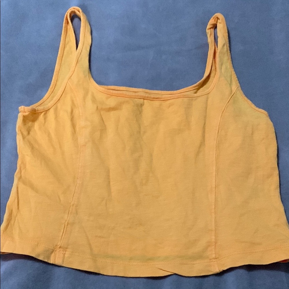 Aerie Orange Crop Top - Picture 1 of 5